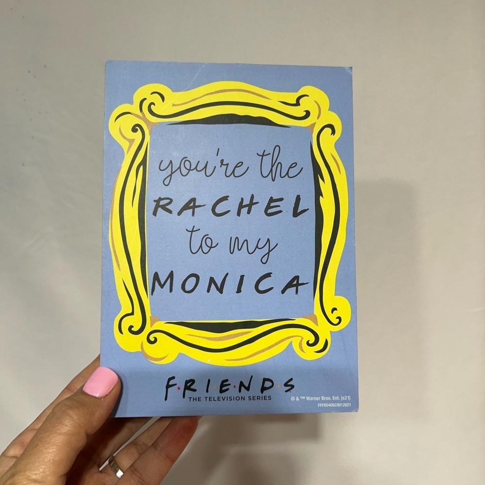 Friends Themed boxed picture for wall.